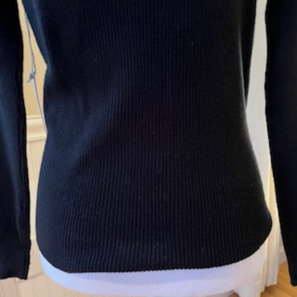 NWT SIX/FIFTY  Sammie Criss Cross Sweater in Black - Medium - Picture 7 of 11